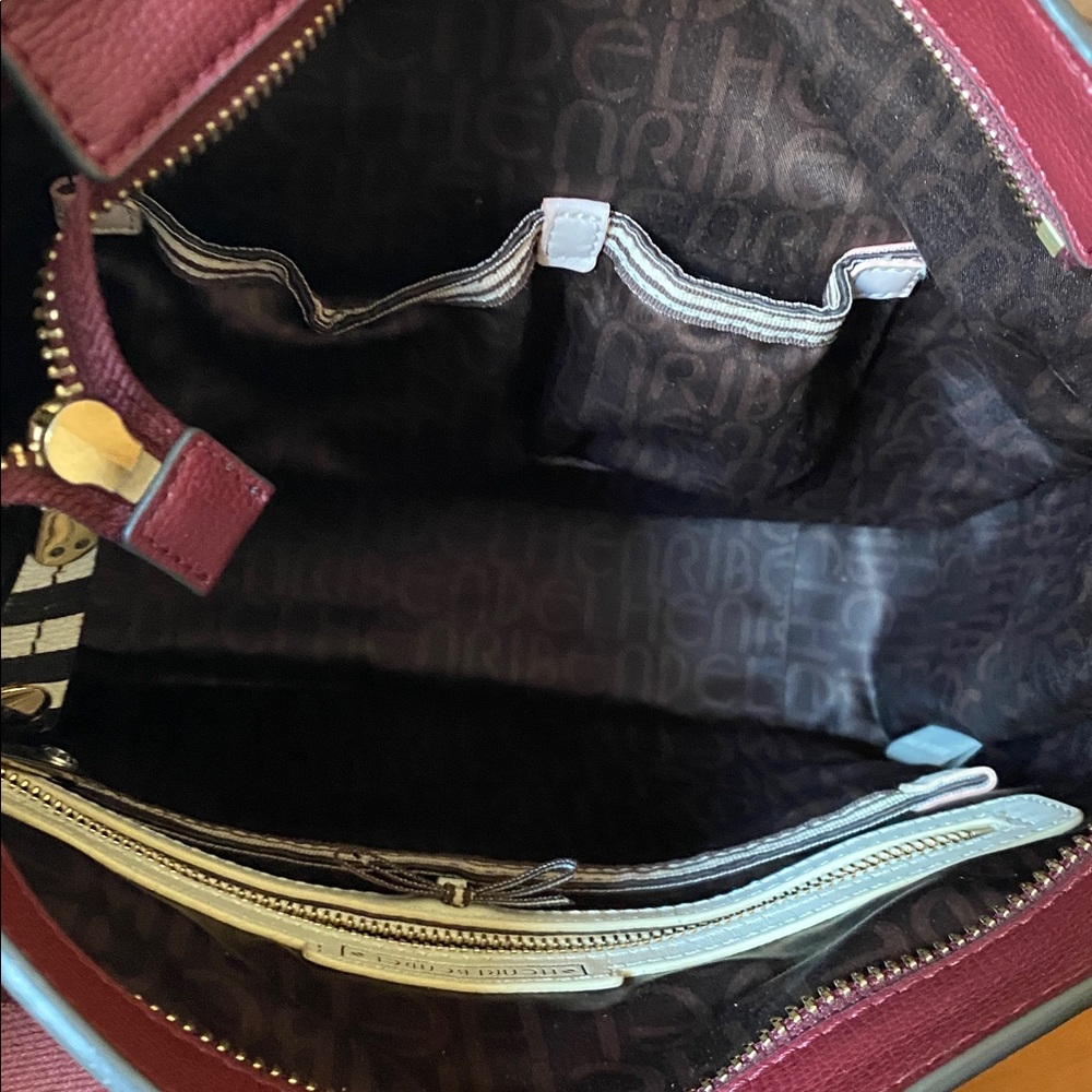 Henri Bendel Leather Shoulder Bag Crossbody - Picture 13 of 16